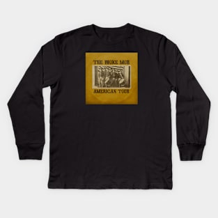 The Woke Mob - American Tour album cover Kids Long Sleeve T-Shirt